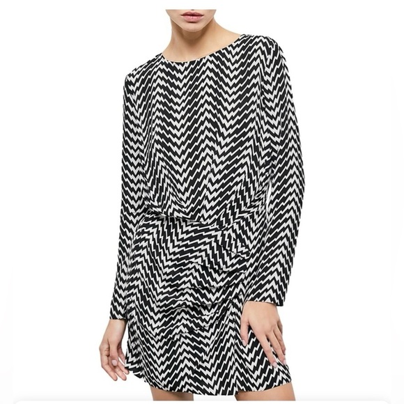 THE KOOPLES
Graphic-print draped-waist woven mini dress - Picture 2 of 11